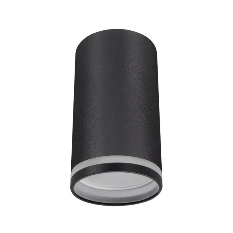 Foco LED de superficie de diseño NEGRO para bombilla GU10