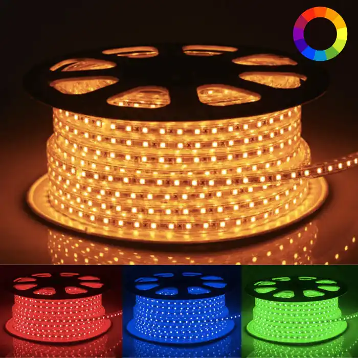 Ruban LED 220V Reutilizable 50M 5050 RGB IP65 60LED\\/m