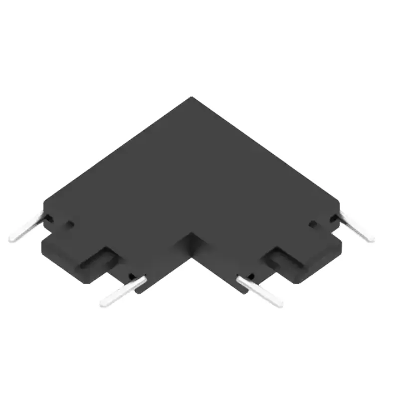 Conector Ángulo Recto 90° para Carril Magnético Extra Plano MM30