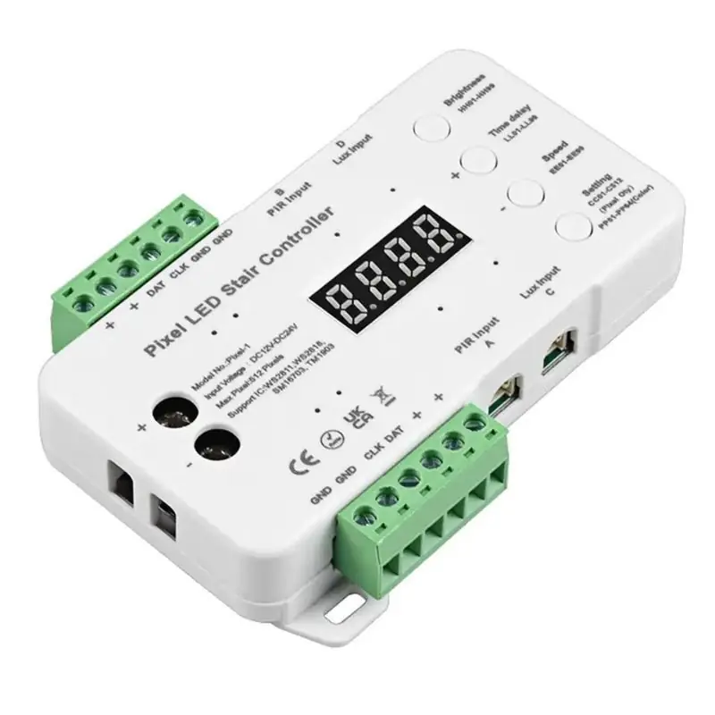 Efecto dinámico del controlador de luz de píxeles