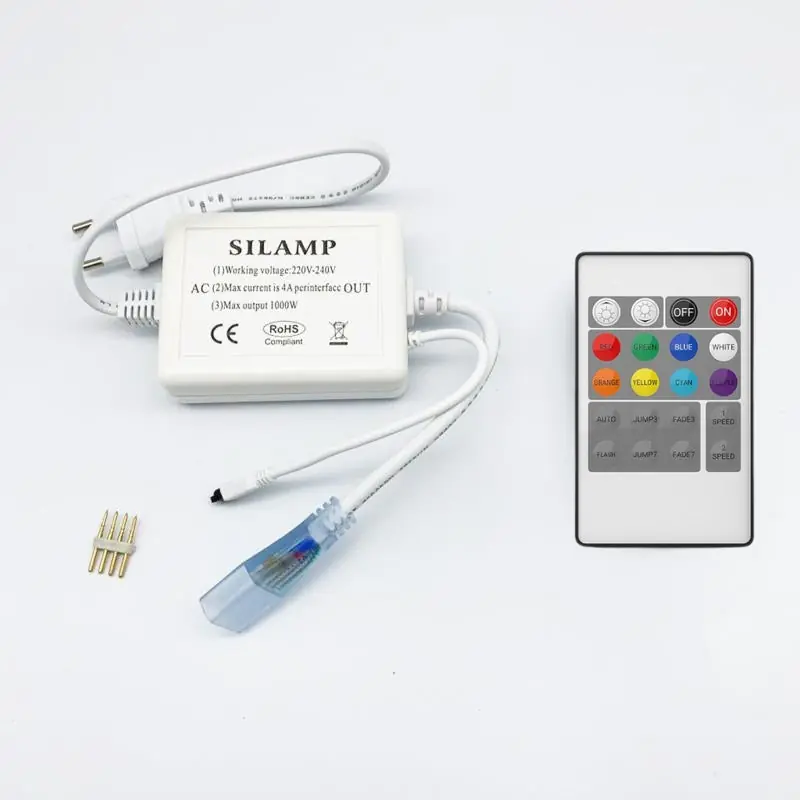 Controlador RGB y fuente de alimentación para tira LED RGB de 220 V
