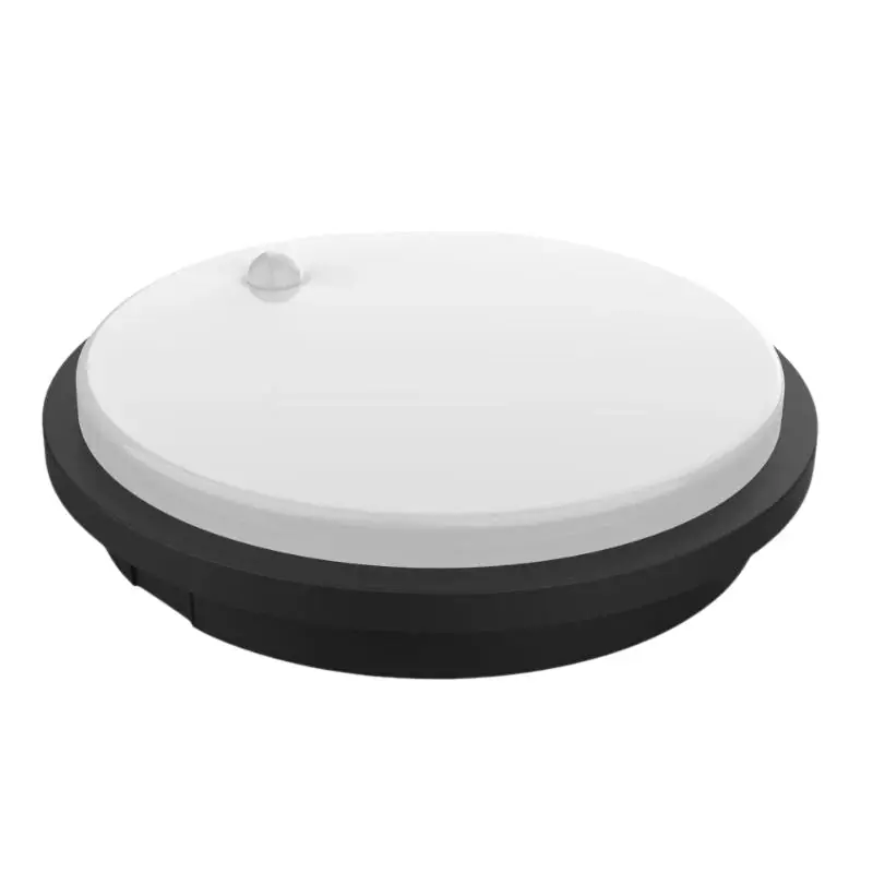 LED ojo de buey redondo de exterior 10W IP54 con detector de movimiento