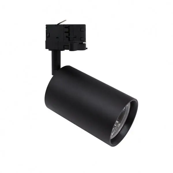 Foco LED sobre Carril Trifásico CCT 30W 60° Negro