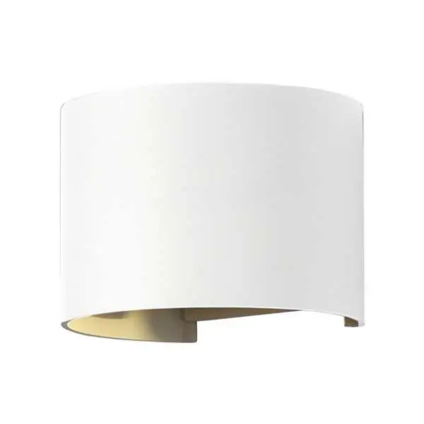 Luz de parede LED 6W IP54 Formulário arredondado