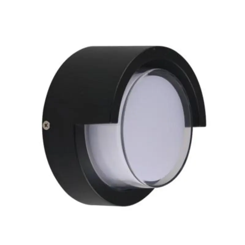 Luz de parede LED 15W Black IP65 com cache