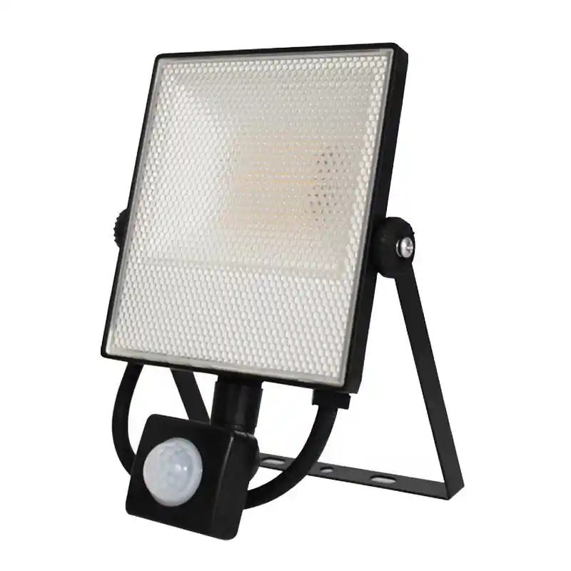 Projetor LED conectado WiFi RGBW 20W IP44 com detector de movimento