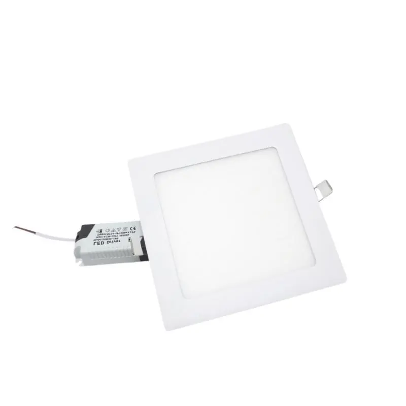 Downlight Dalle LED 12W Quadrado branco extra plano