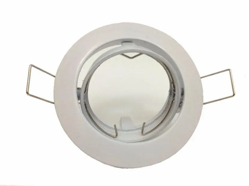 Built -Em Spot Spot Suporte GU10 LED ajustável redondo