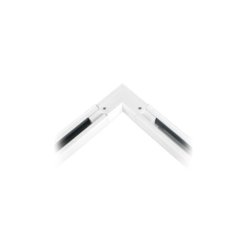 Conector angular de trilho de três fases