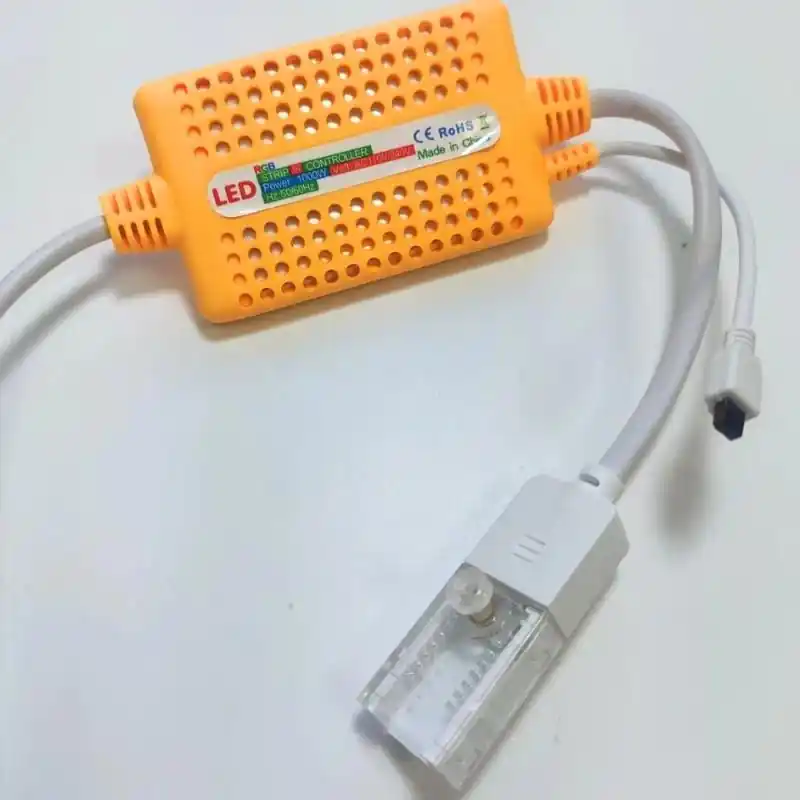 Controlador e fonte de alimentação para fita LED de 220V RGB 1500W