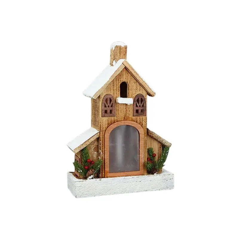 Chama da casa de madeira 21led 33cm