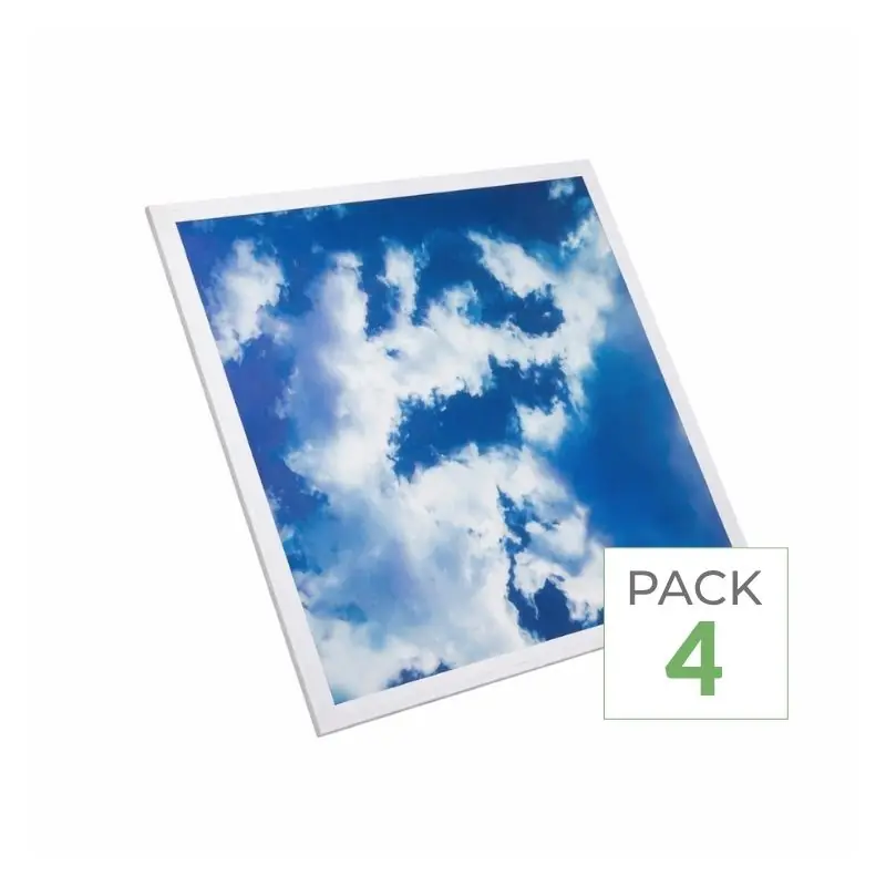60x60 Painel LED 45W Slim (pacote de 4)