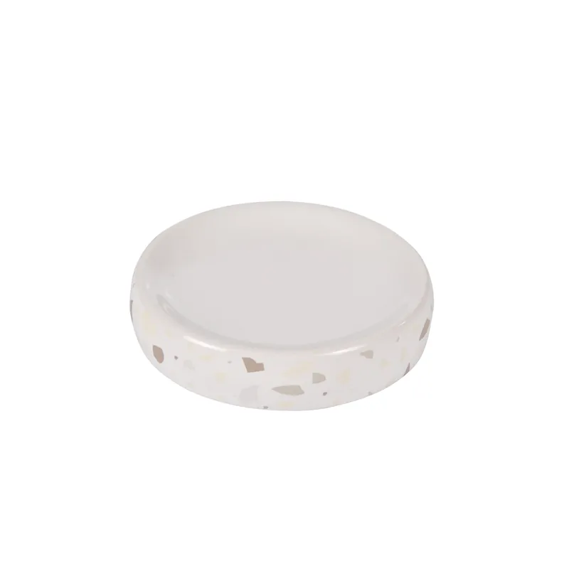 Rack de cerâmica - estampa de terrazzo