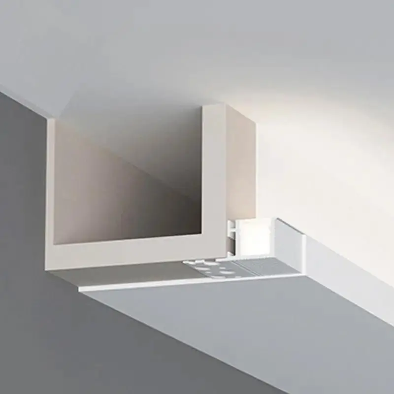 Perfil de alumínio branco de 2m para integração de fita LED FALSO-PLANFOND