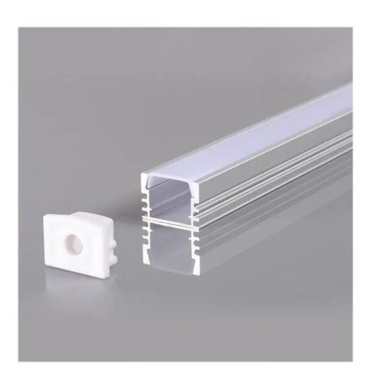 Construído -in Perfil de alumínio 2m para fita LED tampa branca opaca