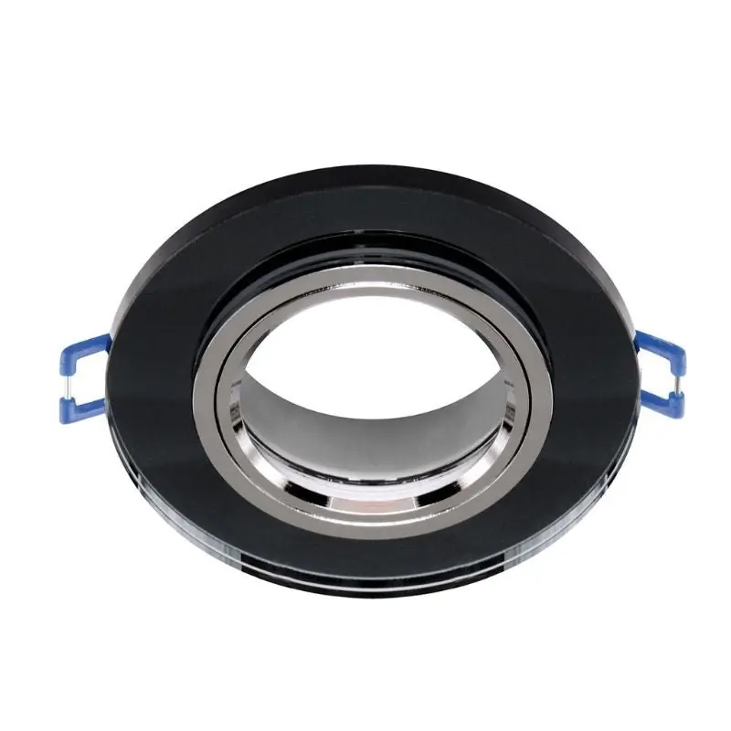 Built -Em Spot Spot Suporte GU10\\/MR16 Rodada e Black Ajustável