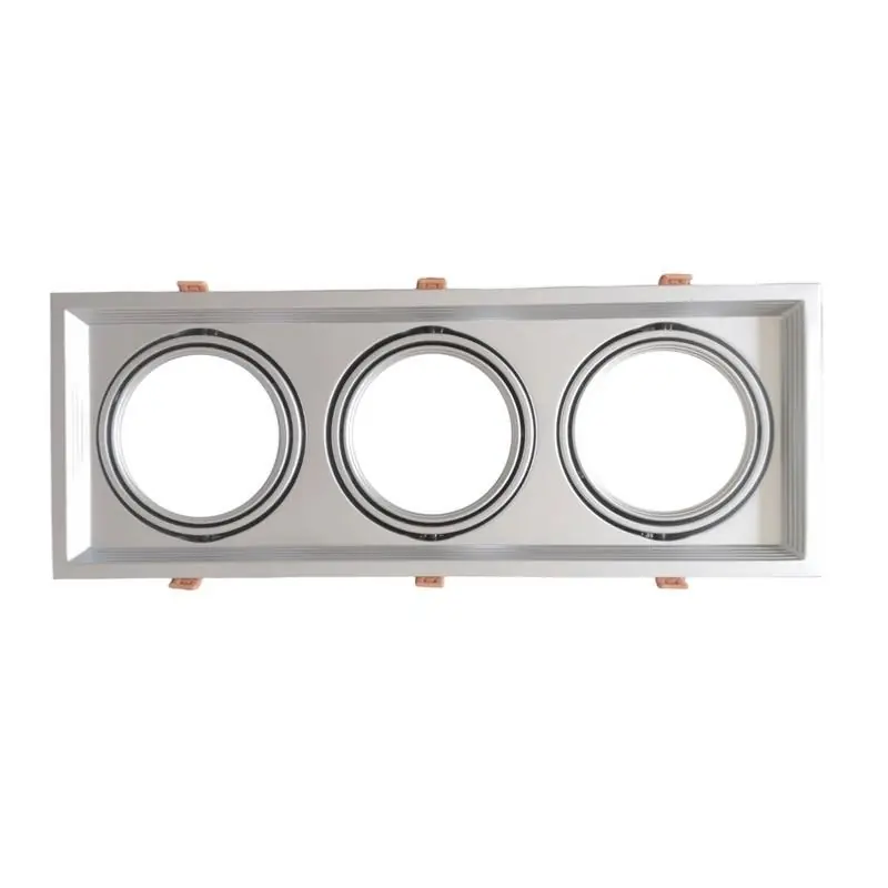 Suporte triplo de aço inoxidável construído para lâmpadas LED AR11
