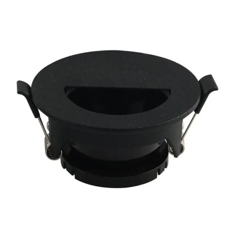 Foco de suporte alumínio GU10 LED Demi-Rond orientável ø83 mm
