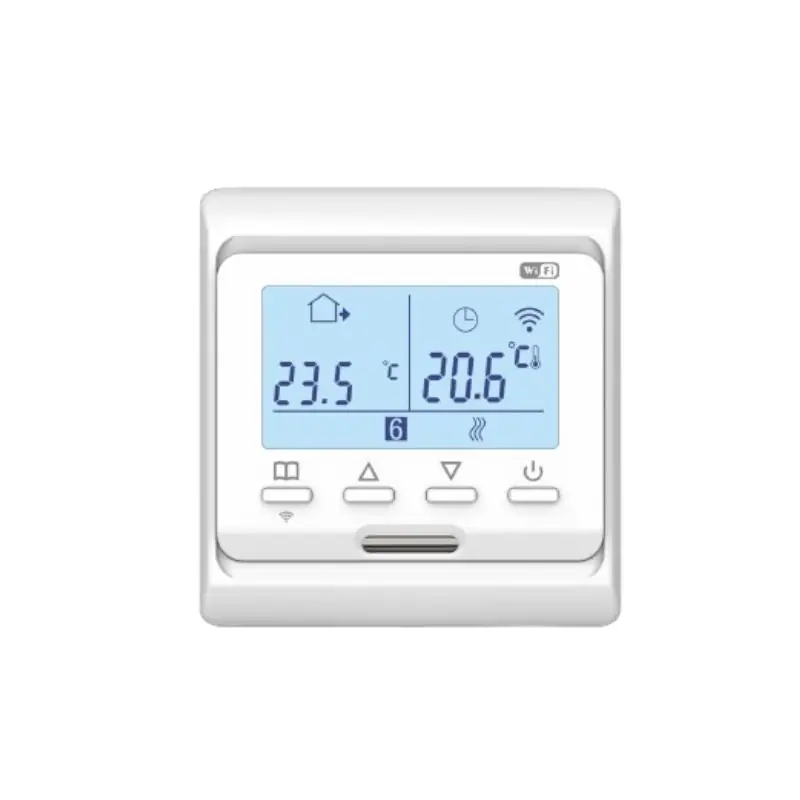 Termostato conectado por Wi-Fi para caldeira compatível com sonda externa