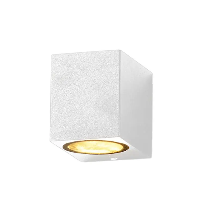 IP44 Rechteckige LED-Wandleuchte für GU10-Glühbirnen