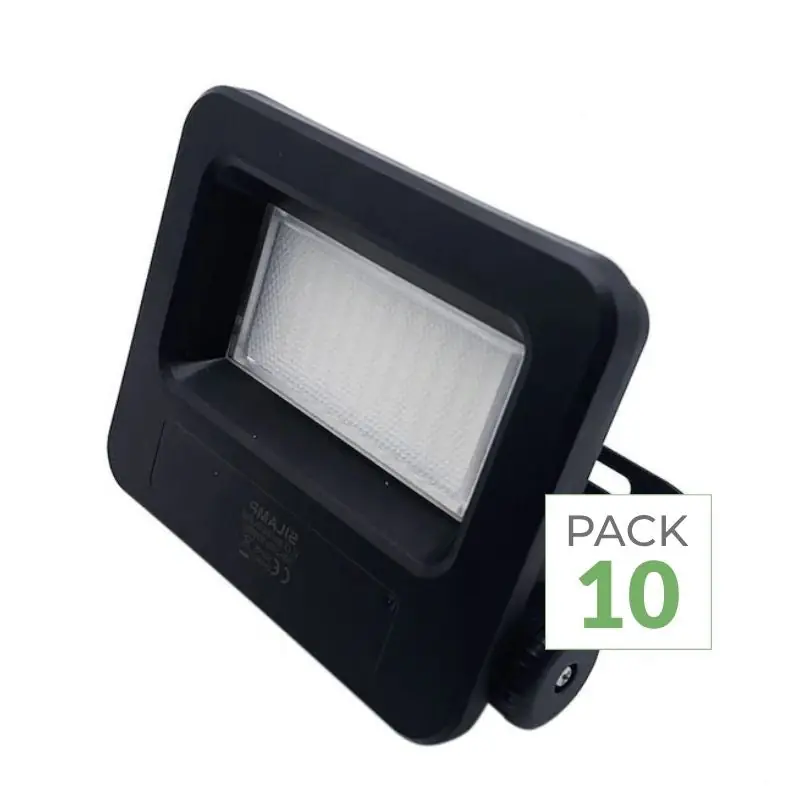 LED-Flutlichter für den Außenbereich, 30 W, IP65, Schwarz (10 Stück)