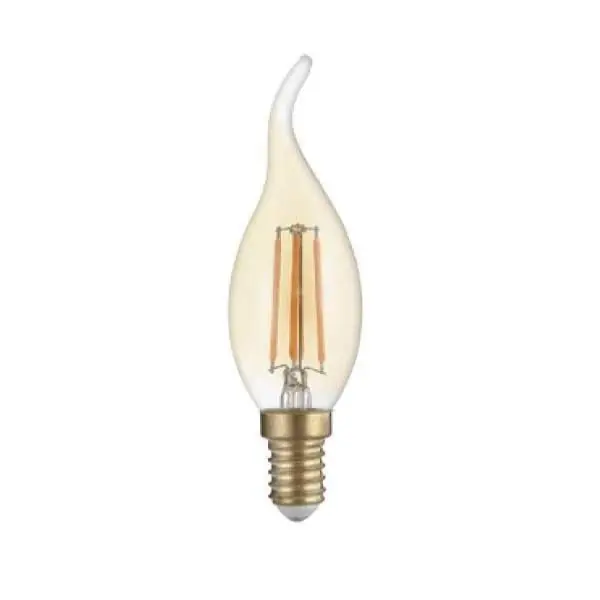Ampulle E14 LED 4W Flamme Filament Dimmbar C35