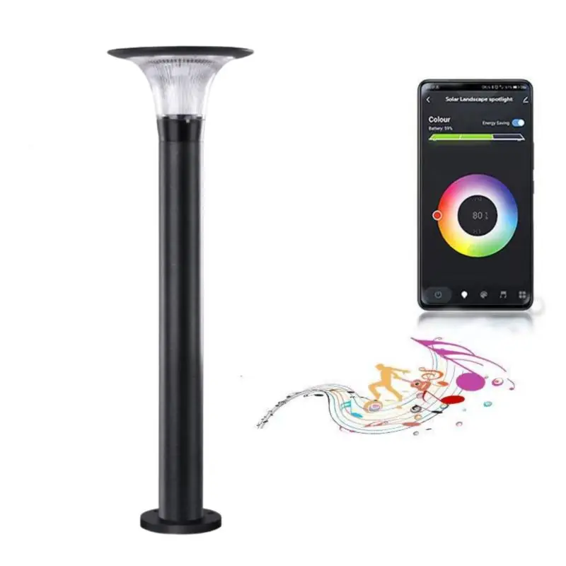 Vernetztes Solarterminal UFO RGBW IP65 60cm