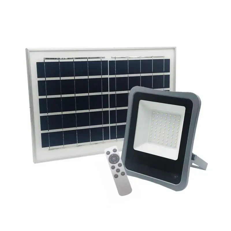 20 W IP65 dimmbares LED-Solar-Flutlicht (Solarpanel + Fernbedienung im Lieferumfang enthalten)