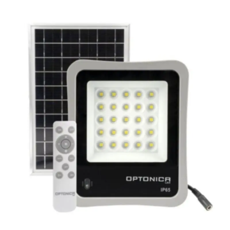 30W LED-Solar-Flutlicht IP65 (Solarpanel + Fernbedienung im Lieferumfang enthalten)