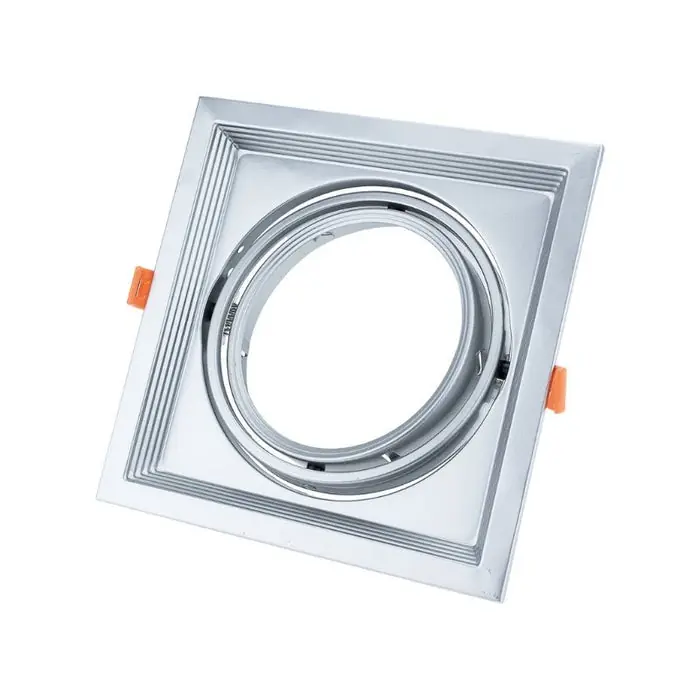 Einfache, verstellbare Einbauhalterung aus Edelstahl für AR111-LED-Leuchtmittel