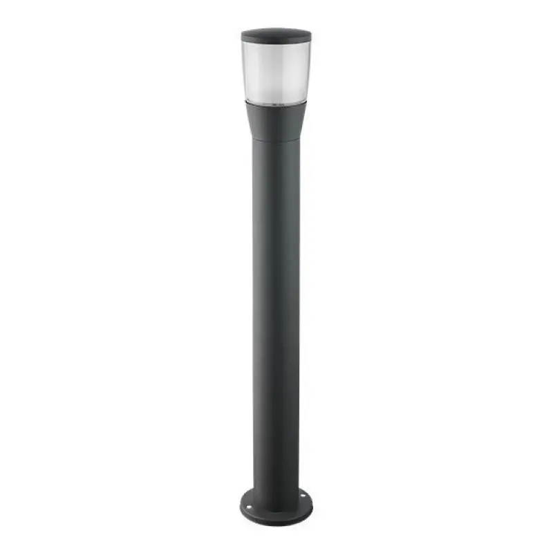 Graue Gartenpollerleuchte 7W 80cm IP54