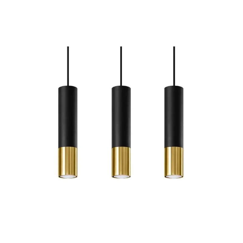 3-flammige Pendelleuchte für GU10-Glühbirnen
