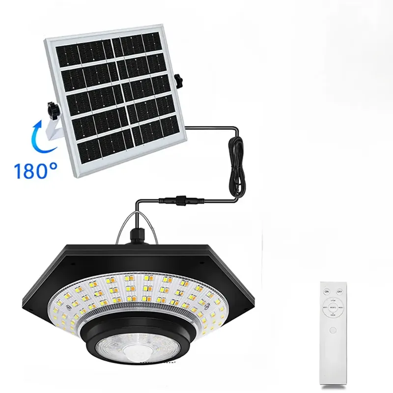 Éclairage panneau solaire déporté détecteur de mouvement 5 m