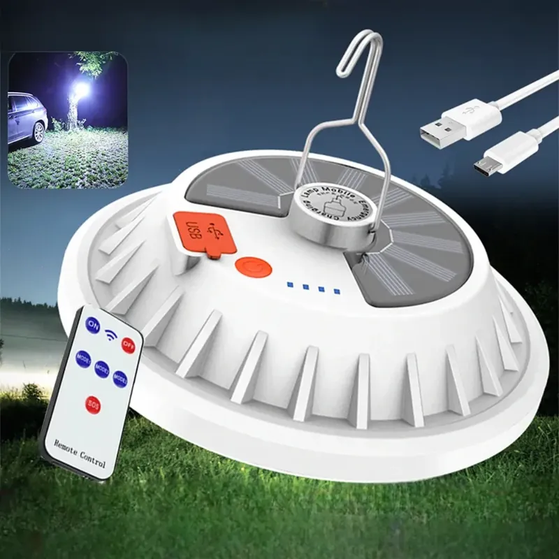 Baladeuse solaire à suspendre recharge USB