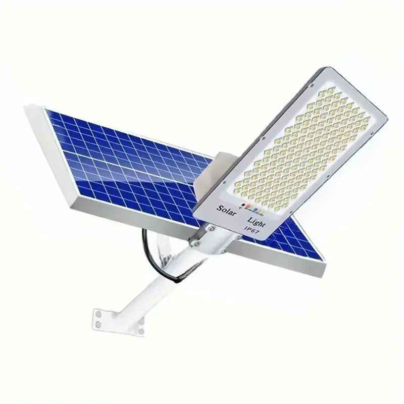 Lampadaire solaire jardin moderne faisceau large
