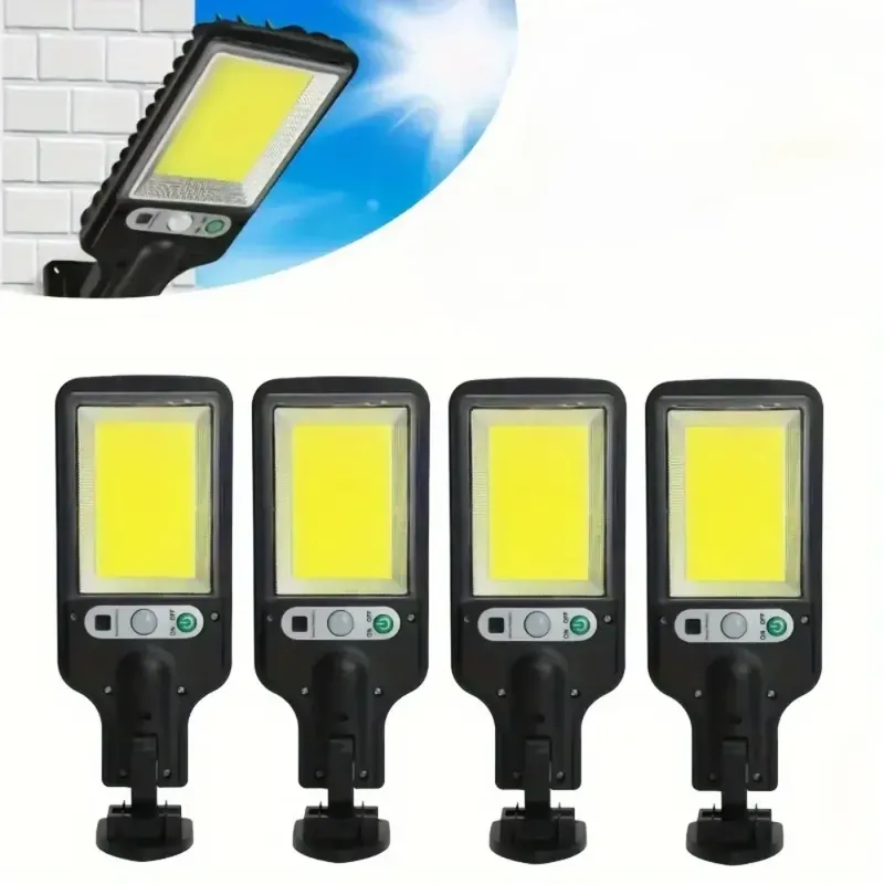 Projecteur solaire LED détecteur de mouvement 3 modes