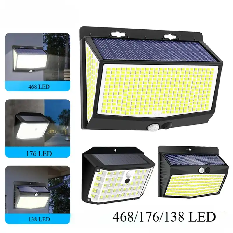 Applique solaire détecteur de mouvement boitier convexe