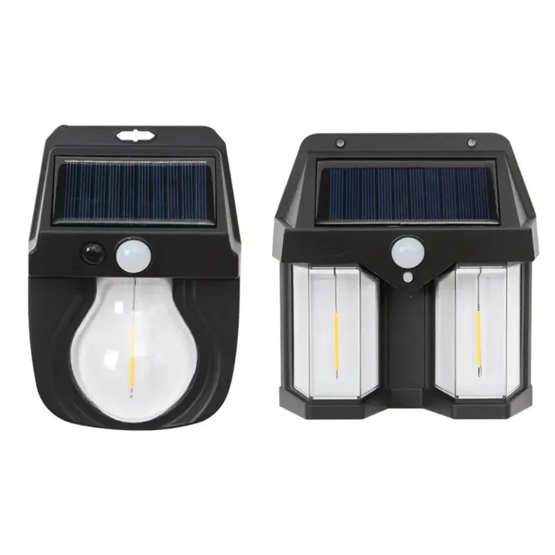 Applique solaire détecteur de mouvement ampoule LED 3 modes