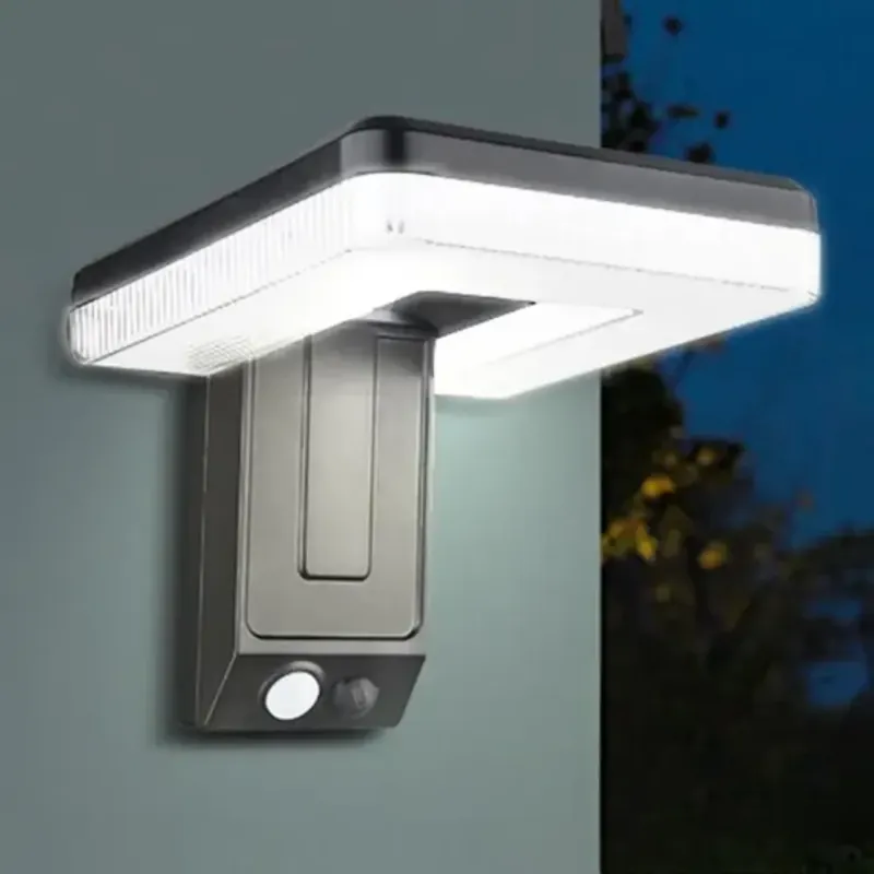 Applique solaire détecteur de mouvement pliable