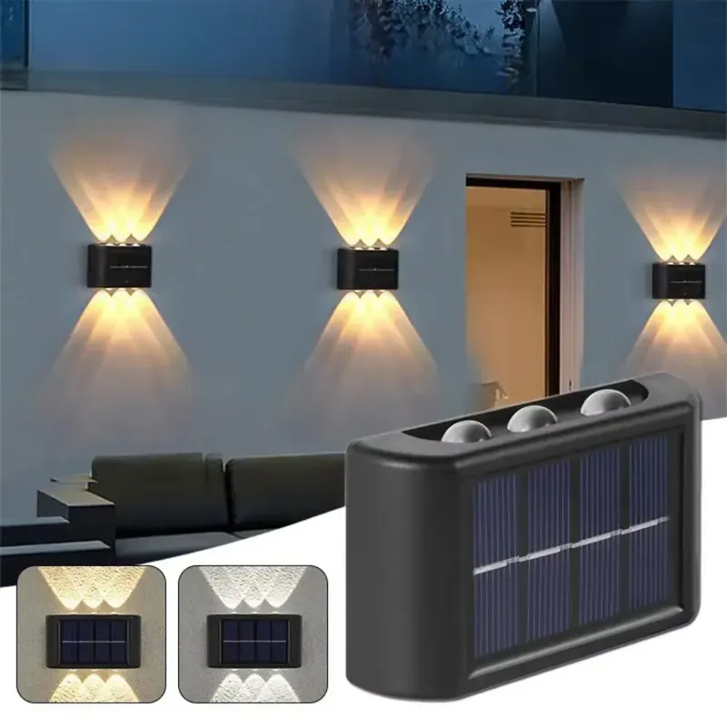 Applique solaire étanche multi LED