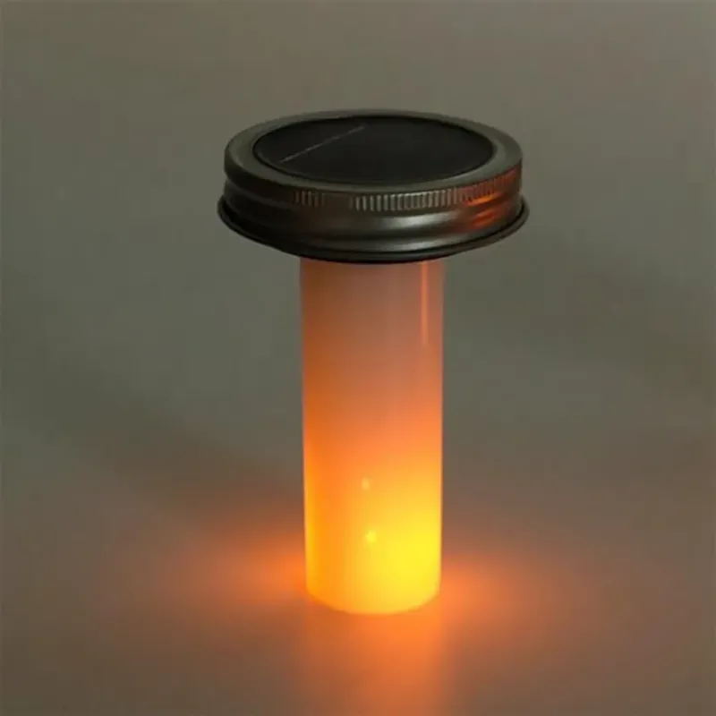Couvercle lumière flamme pour bocal solaire