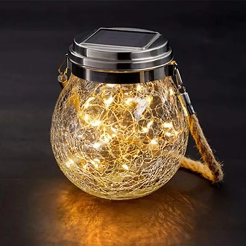 Bocal solaire en verre étanche
