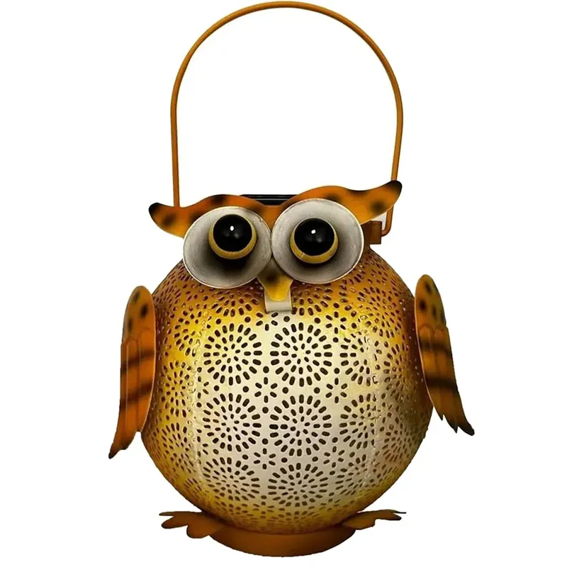 Lanterne solaire hibou mignon lumineux