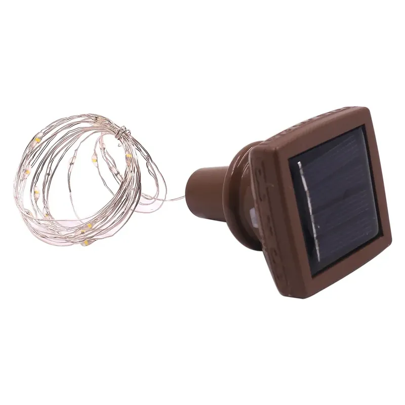 Bouchon lumineux solaire autonomie 8h