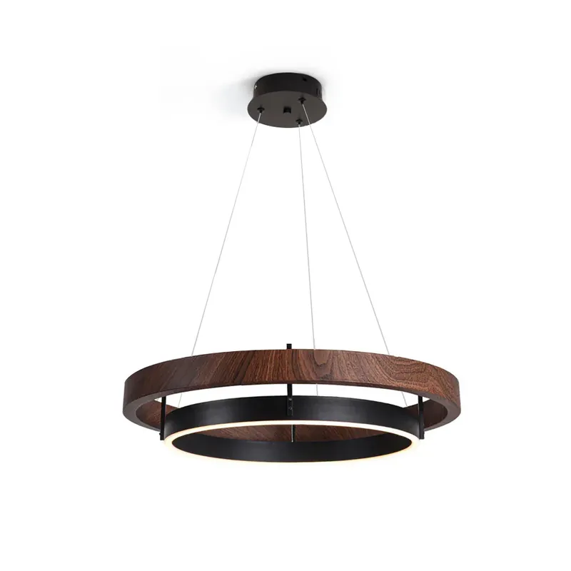 Acorn Lustre Anneau en Bois