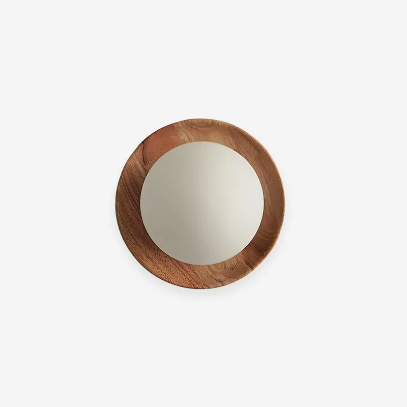 Aetherin Applique murale avec cadre en bois, style minimaliste