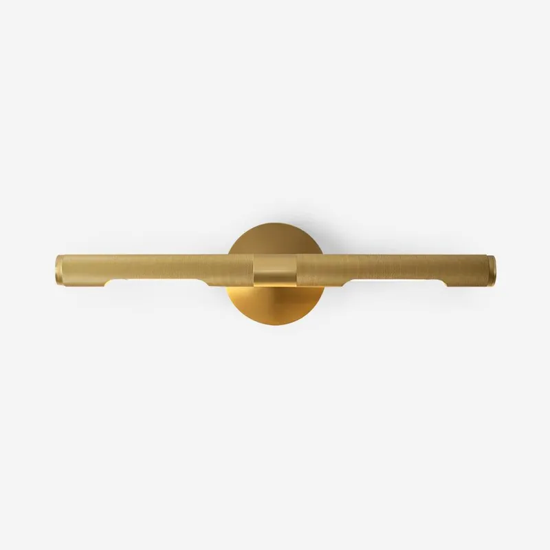 Solvain Applique murale LED moderne en laiton