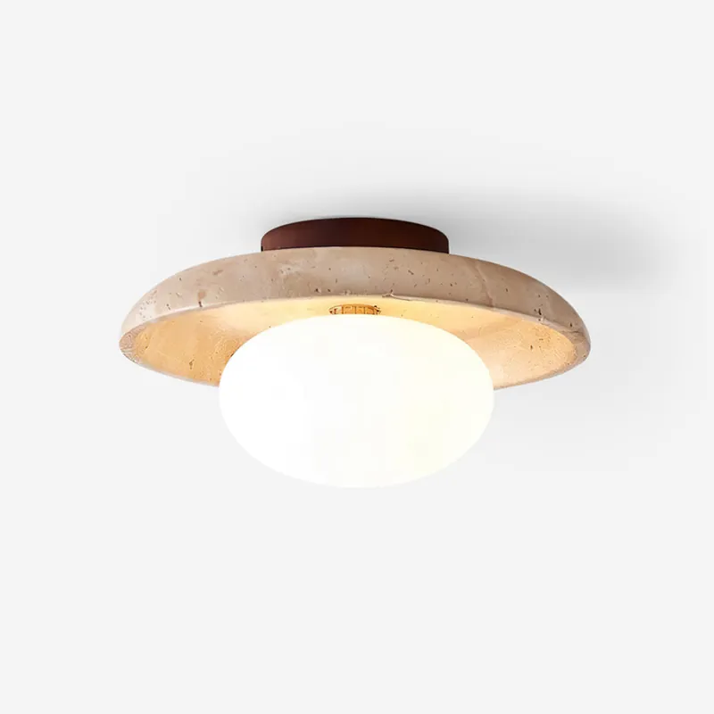 Mylie Plafonnier Minimaliste en Travertin