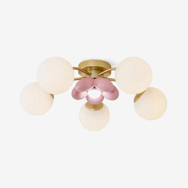 Blossura Plafonnier Moderne Pétale Rose
