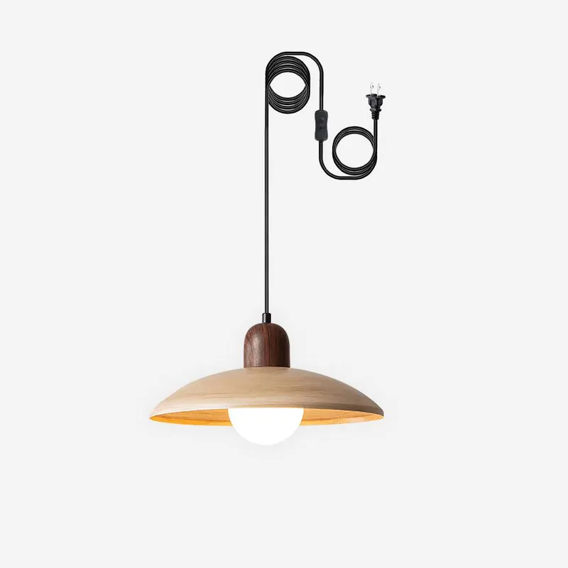 Woodora Lampe Pendante Industrielle à Brancher